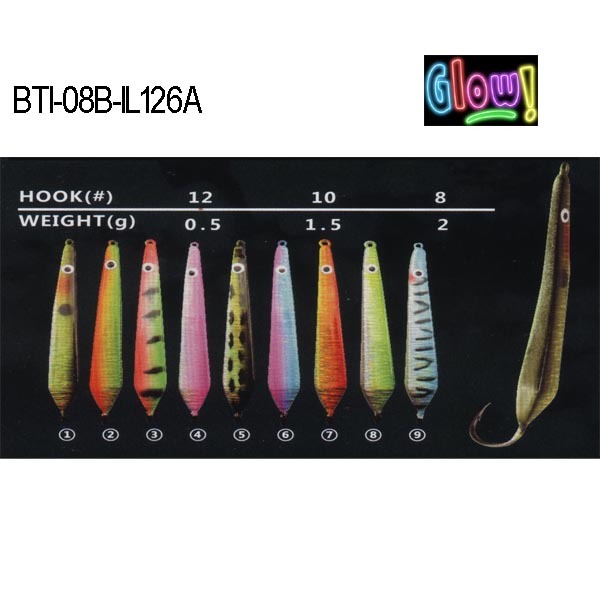 BTI-08B-IL126A lead ice jig