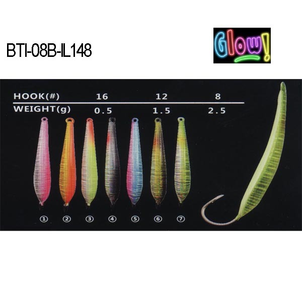 BTI-08B-IL148 lead ice jig