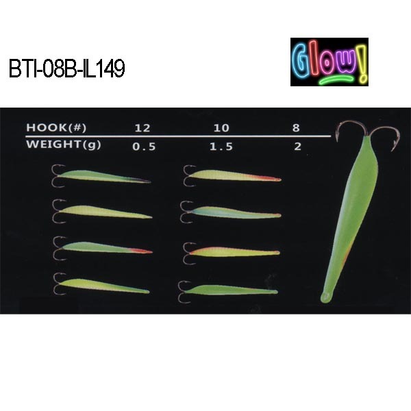 BTI-08B-IL149 lead ice jig