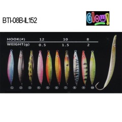 BTI-08B-IL152 lead ice jig