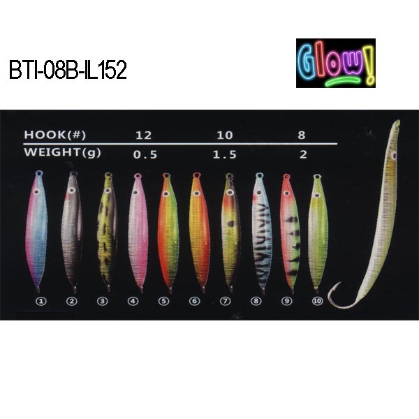 BTI-08B-IL152 lead ice jig