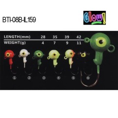 BTI-08B-IL159 lead ice jig