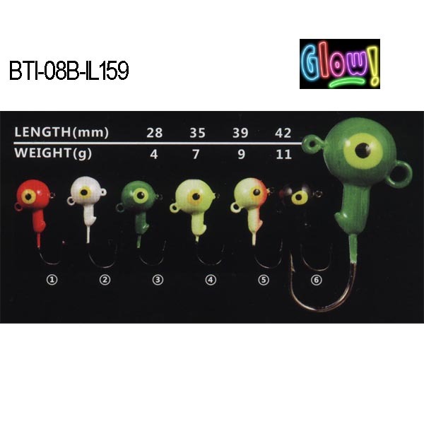 BTI-08B-IL159 lead ice jig