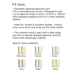 BTI-09D-FX Holo Peacock Quill