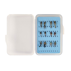 BTI-09A-H065 Mini Fly Hook Box With Blue Foam