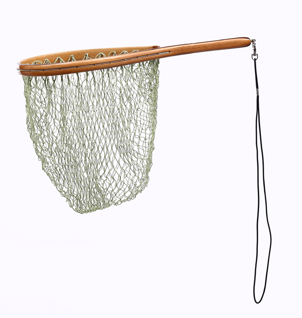BTI-03E-012 Tenkara Burl Wood Net With Japan Soft Mesh