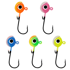 BTI-05I-1002 Big Eye crappie jigs with/without Willow Blade