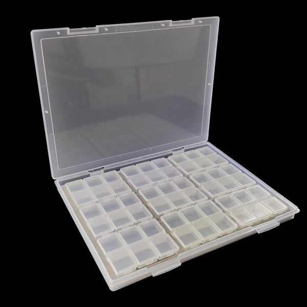 BTI-09A-H24L(9C with 9pcs H0603 boxes) Bead Organizer Box