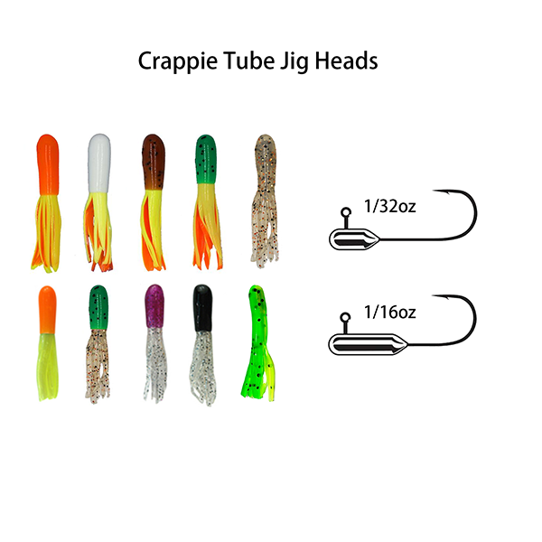 BTI-05I-1004 Crappie Tube Jig Heads
