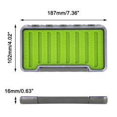 BTI-09A-G048S-SF Slit Silicone Waterproof Fly Box