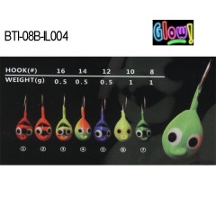 BTI-08B-IL004 lead ice jig