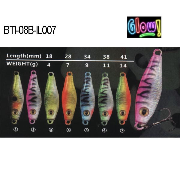 BTI-08B-IL007 lead ice jig