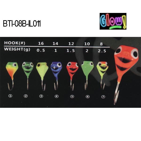 BTI-08B-IL011 lead ice jig