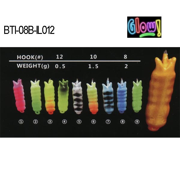 BTI-08B-IL012 lead ice jig