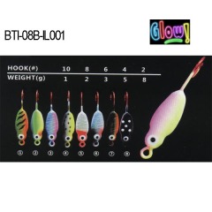 BTI-08B-IL001 lead ice jig