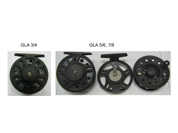 02B-GLA New graphite fly reel