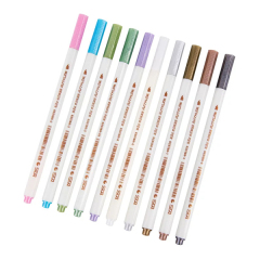 BTI-09D-P1053 10 Metallic Painting Pen For Hardened UV Glue
