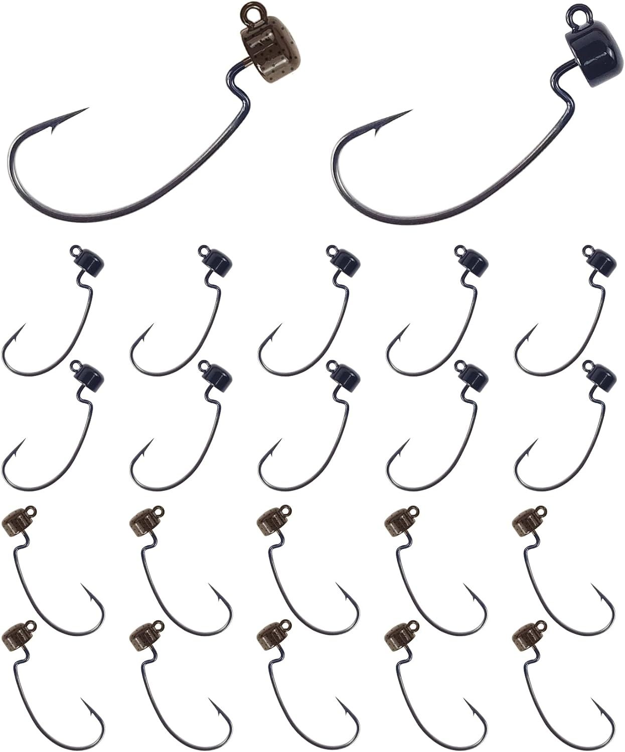 BTI-08B-418 Extra Wide Gap (EWG) Mushroom NedJig Heads
