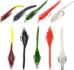 BTI-05D-RC074 Weedless Pre-Rigged Bass Fishing Lures