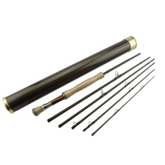6 Sections High End Travel Fly Rods - 9'6'' LW6/7 Fast Action, 36T Carbon