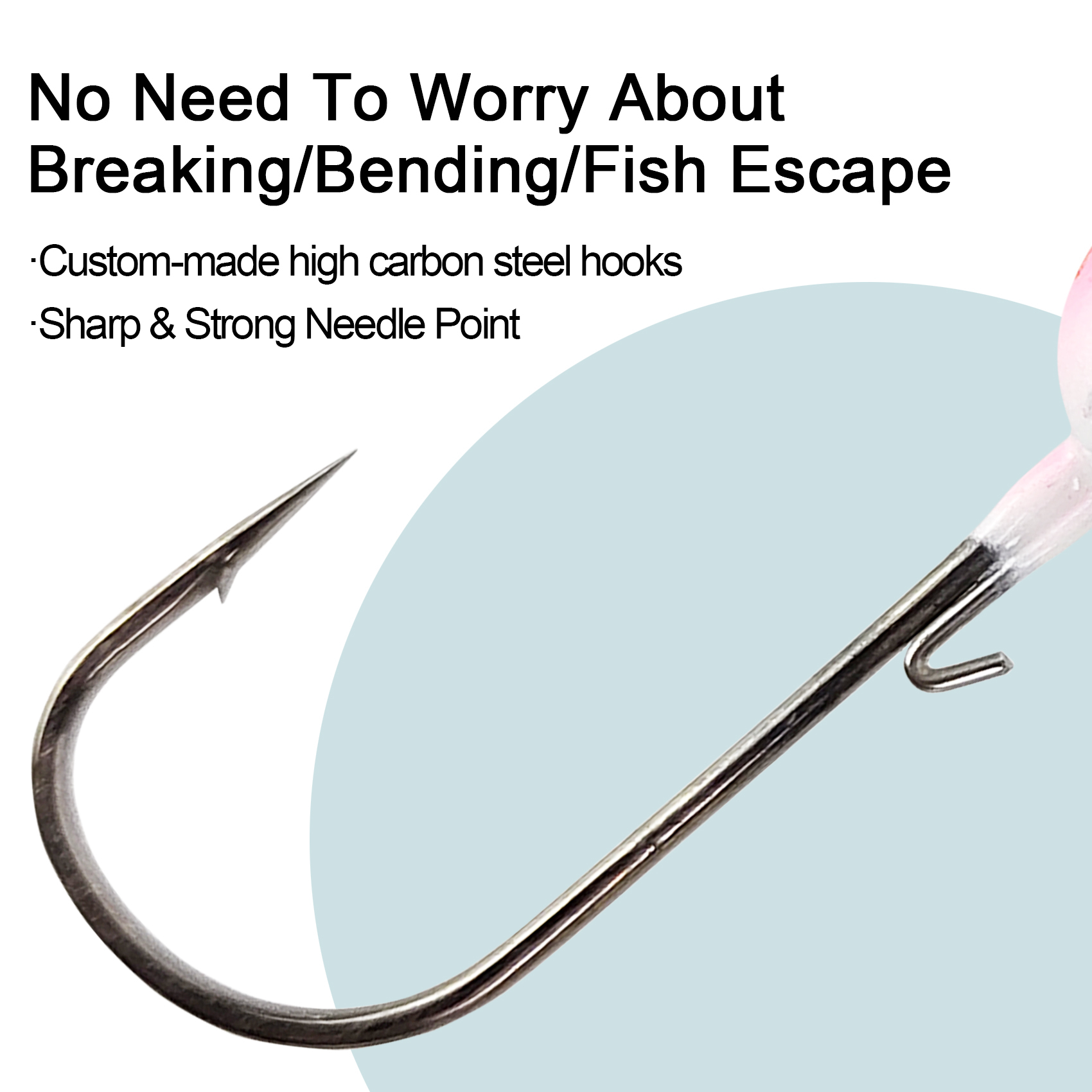 BTI-08B-420 ZINC-TECH Crappie Big Eye Jig Heads