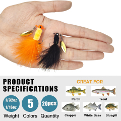BTI-05D-096 Marabou Feather Jigs