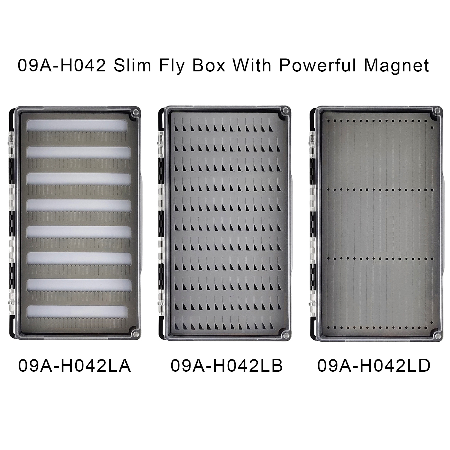 09A-H042 Two Size Slim Fly Box With Powerful Magnet