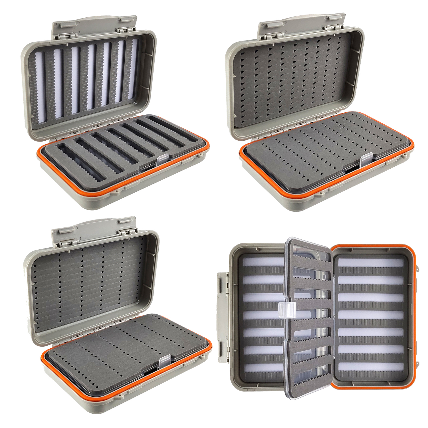 BTI-09A-G039 Waterproof Fly Fishing Box With Swing Leaf