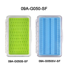 09A-G050-SF Middle Size Deep Fly Box With Silicone Insert