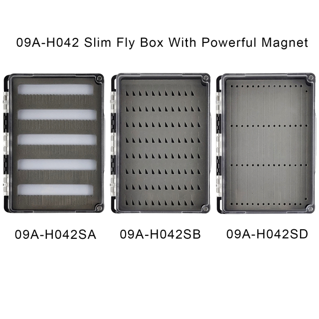 09A-H042 Two Size Slim Fly Box With Powerful Magnet