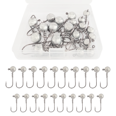 BTI-08B-417 Uncoated Spring Lock Crappie Jig Heads