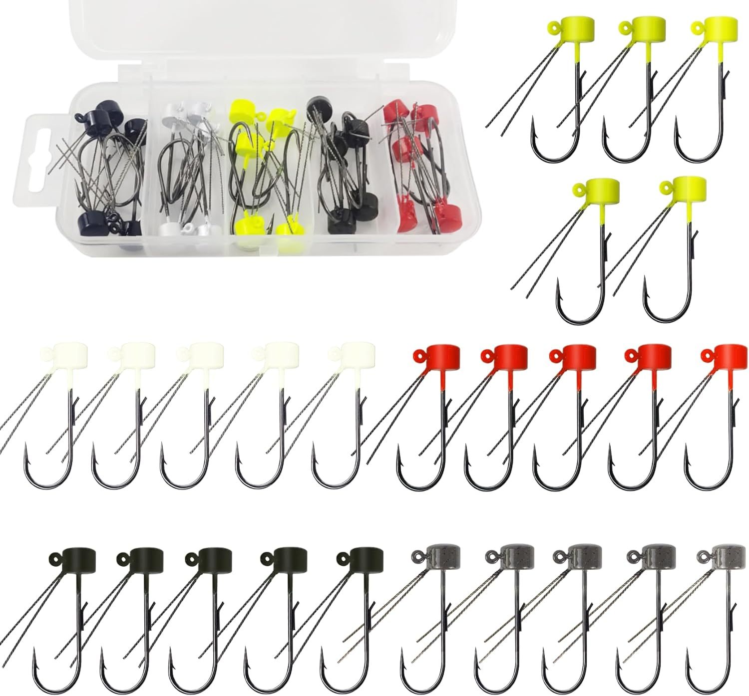BTI-08B-422 Weedless Ned Rig Jigs