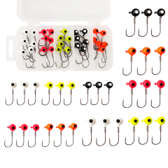 BTI-08B-416 Colored Spring Lock Crappie Jig Heads