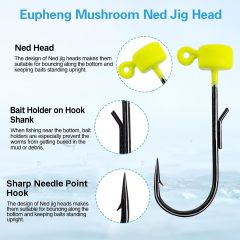 BTI-08B-415 Mushroom Ned Jig Heads