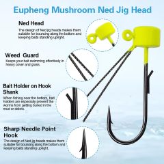 BTI-08B-422 Weedless Ned Rig Jigs