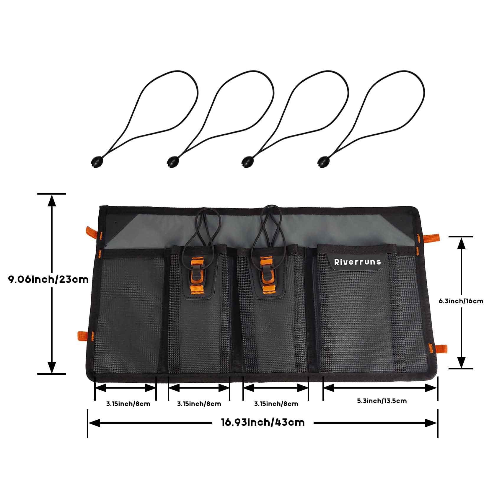 BTI-10F-5001 Pliers Holder, Cup Holder Sleeve, 3 Compartments Mesh Bag, 4 Compartment Mesh Bag, Single Compartment Mesh Bag