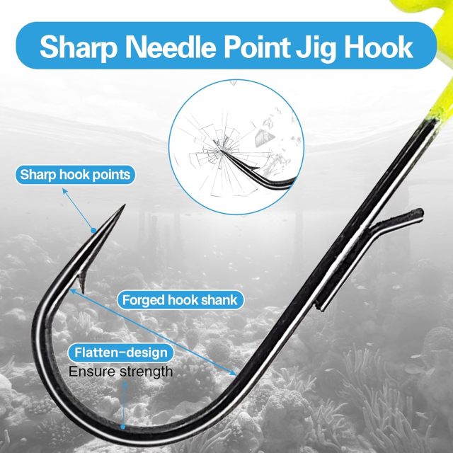 BTI-08B-422 Weedless Ned Rig Jigs