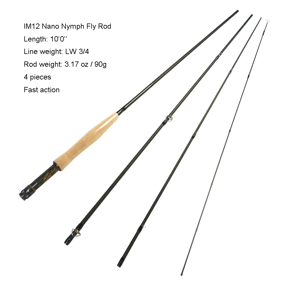 10'0'' LW3/4 4SEC nymph casting fly rods