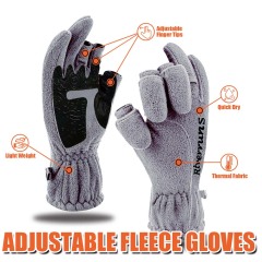 BTI-11B-2177 Fleece fishing gloves