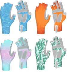 BTI-11B-2167 UPF 50+ Fishing Gloves