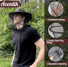 BTI-11E-MMH02 Mosquito Head Net Hat