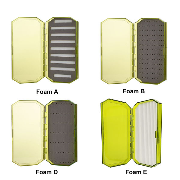 09A-H057 Transparent Super Deep PC Fly Fishing Box