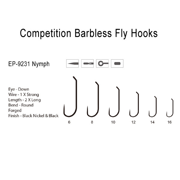 EP-9231 Nymph Fly Hook