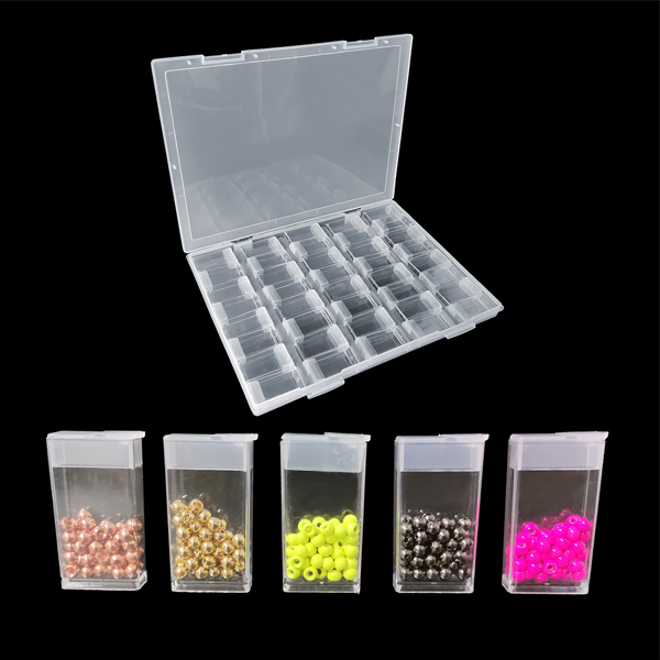 BTI-09A-24L (5C with 40pcs small boxes)40 Grids Bead Organizer Box