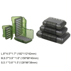 BTI-09A-H031 Transparent Double-sided Waterproof Fly fishing Box