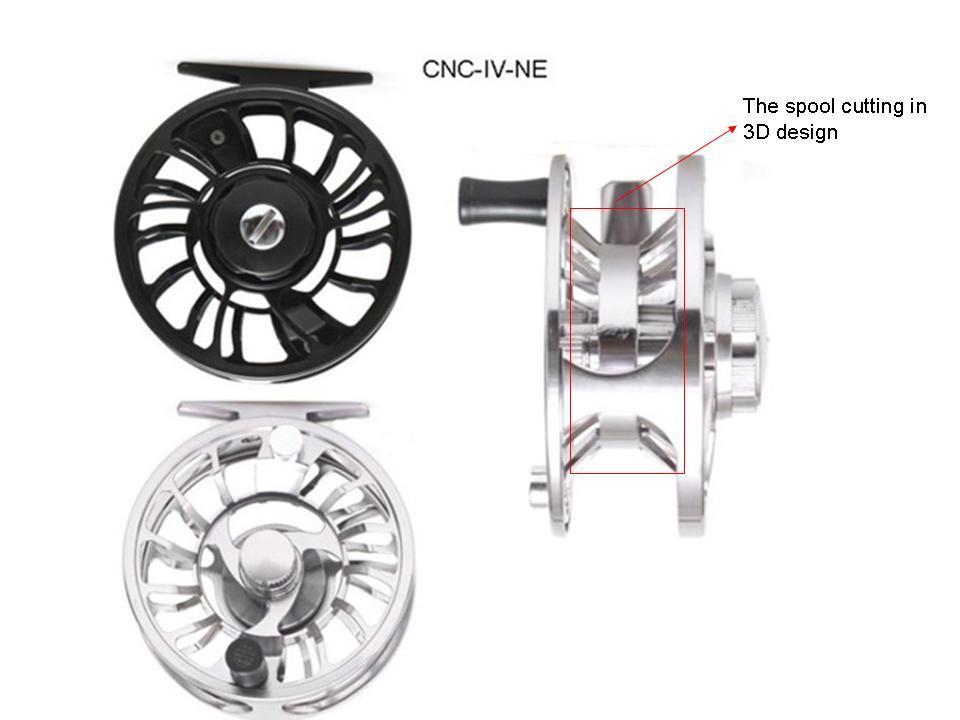 CNC-IV-NE Super large arbor fly reel