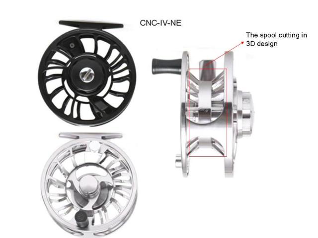 CNC-IV-NE Super large arbor fly reel