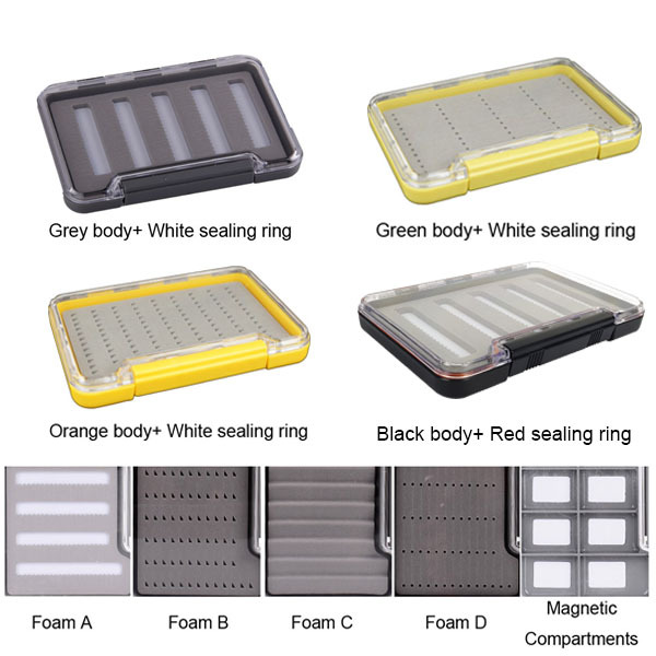BTI-09A-H045 Super Slim Waterproof Fly Box Small Size