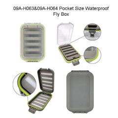09A-H063&09A-H064 Pocket Size Waterproof Fly Box