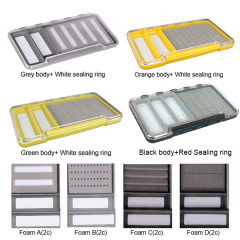 BTI-09A-H047 Super Slim Waterproof Fly Box With Magnetic Board Compartment